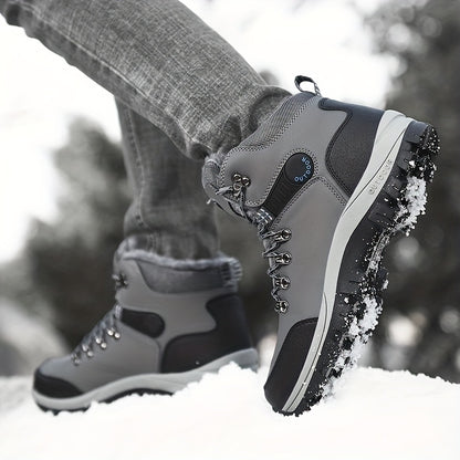 Winterschuhe Herren | Outdoor Stiefel Mit Hohem Schaft Und Profilsohle