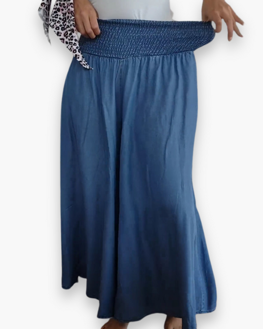Damen Elegante Hohe Taille Hose | Weitbeinig