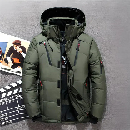 Winterjacke Unisex Wetterfeste Kapuzenjacke | Gefüttert