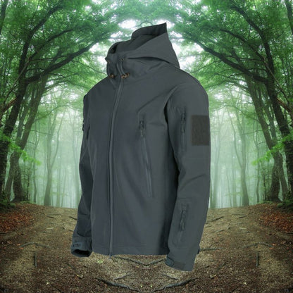 Herren Fleecejacke Mit Kapuze | Winddicht Übergangsjacke