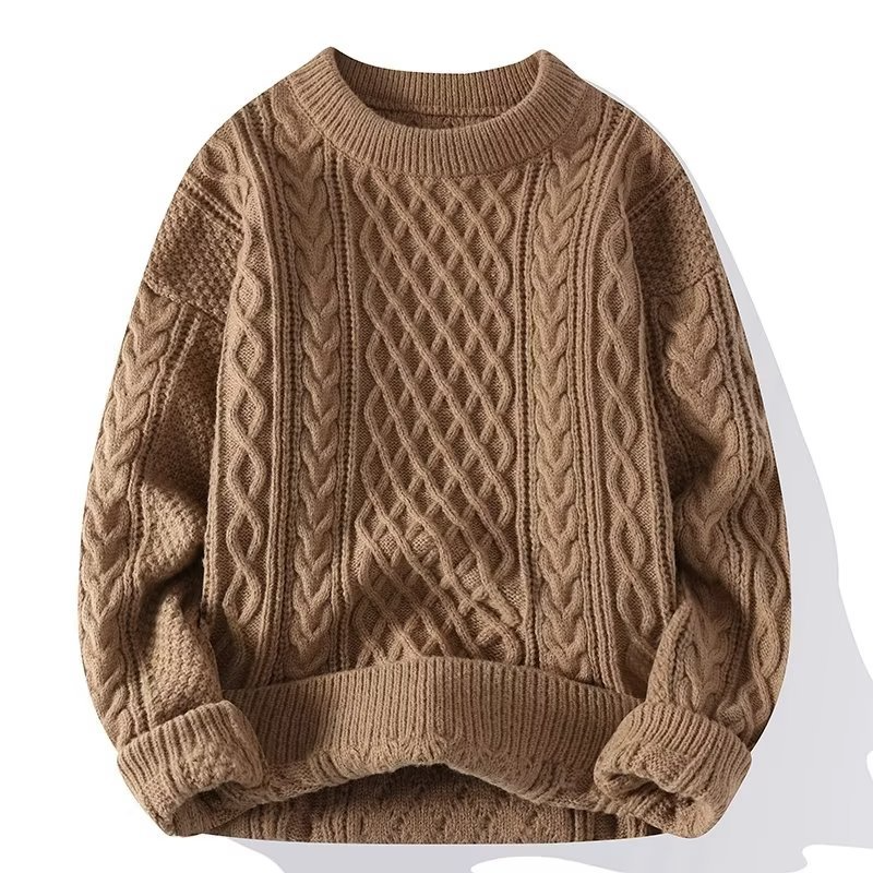 Pullover Damen Strick | Rundhalsausschnitt Mit Muster