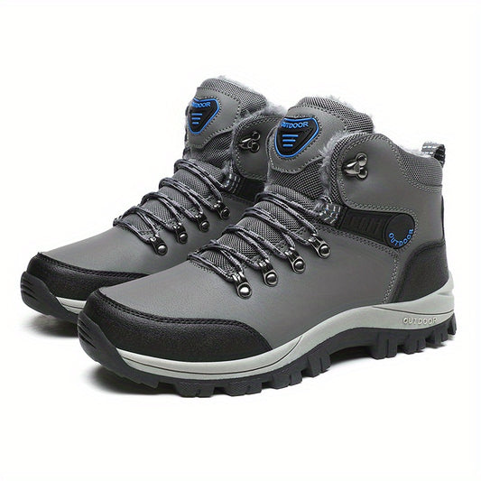Winterschuhe Herren | Outdoor Stiefel Mit Hohem Schaft Und Profilsohle