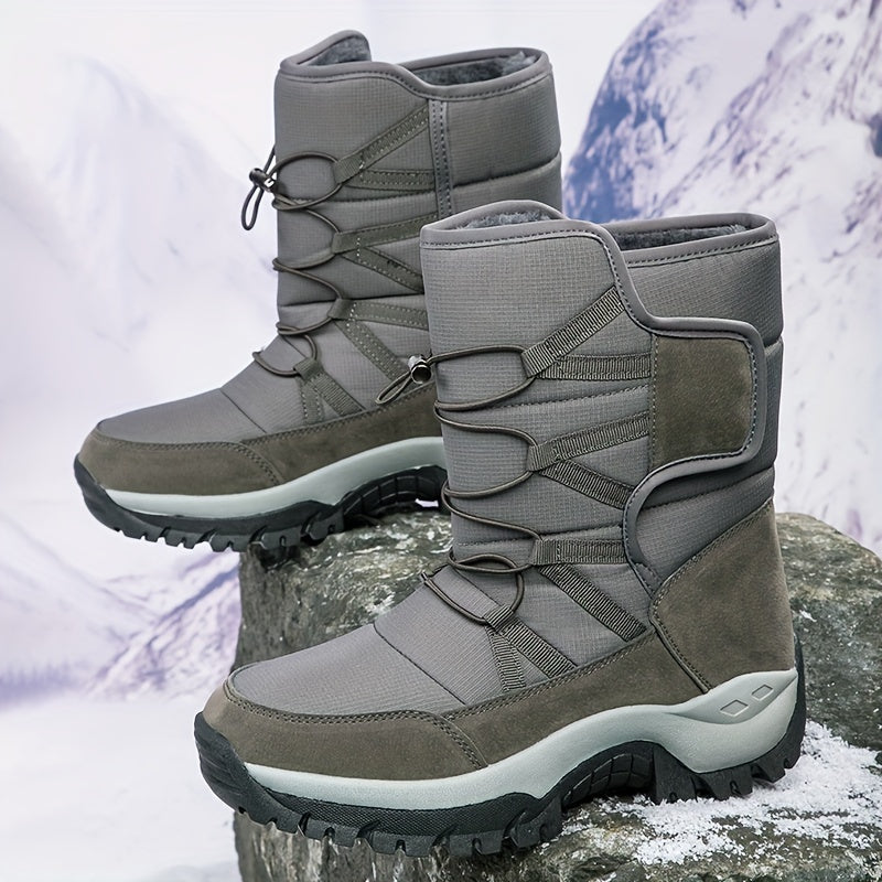 Winterschuhe Herren | Wadenhoch Mit Schaft Und Verstellbaren Riemen