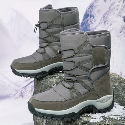 Winterschuhe Herren | Wadenhoch Mit Schaft Und Verstellbaren Riemen