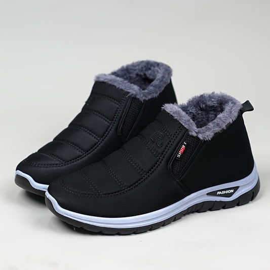 Winterschuhe Herren | Knöchelhohe Stiefeletten Mit Muster