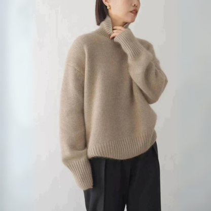 Pullover Damen | Mit Rundhalsausschnitt und lockerem Schnitt