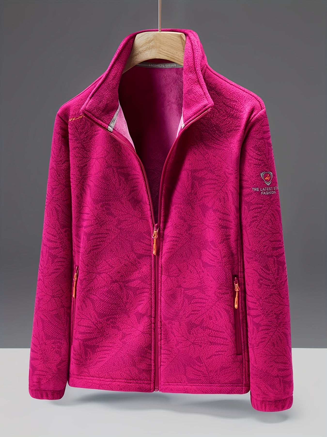 Damen Fleecejacke Mit Stehkragen | Leicht Übergangsjacke