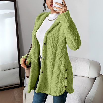 Mantel Damen | Wintermantel Damen Lockerer Schnitt Mit Knöpfen