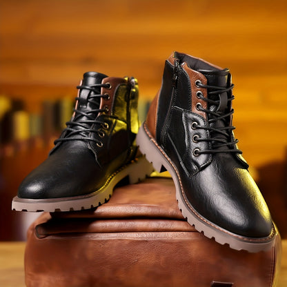 Winterschuhe Herren | Schnürschuhe mit spitzer Zehenpartie