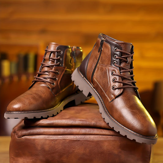 Winterschuhe Herren | Schnürschuhe mit spitzer Zehenpartie