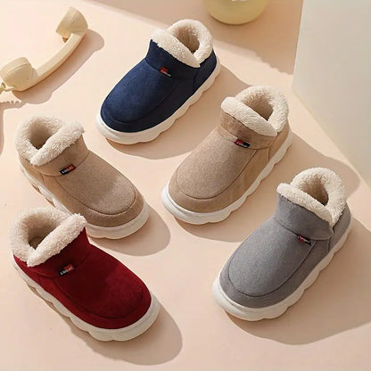 Hausschuhe Unisex Winter | Geschlossener Zehenbereich und flauschiges Innenfutter