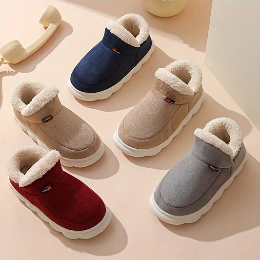Hausschuhe Unisex Winter | Geschlossener Zehenbereich und flauschiges Innenfutter