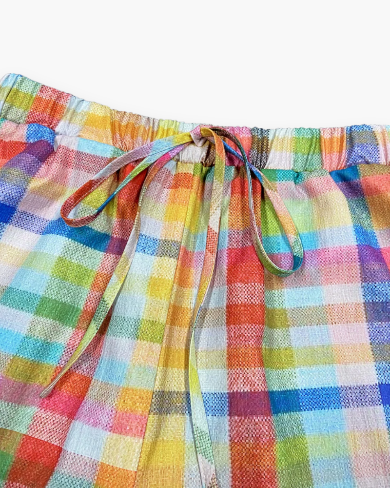 Damen Vintage Karohose | Hose im klassischen Design