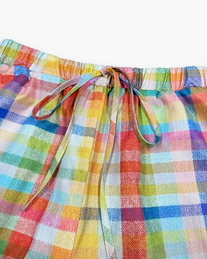 Damen Vintage Karohose | Hose im klassischen Design