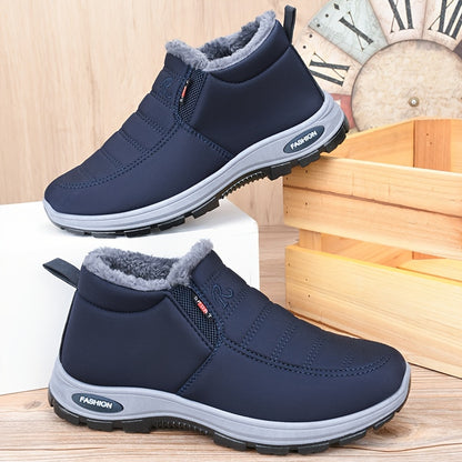 Damen Winterschuhe | Lässig mit runder Spitze und flacher Sohle