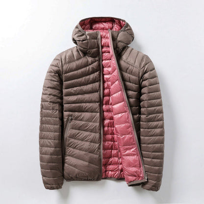 Damen Übergangsjacke Wendejacke | Leicht Mit Kapuze