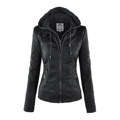 Damen Übergangsjacke | Kapuzen Reißverschluss Stil