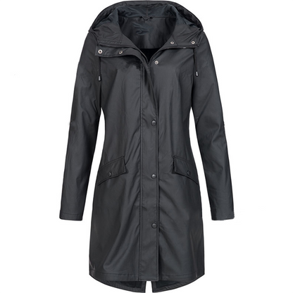 Damen Regenjacke Übergangsjacke | Winddicht Lang