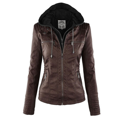 Damen Übergangsjacke | Kapuzen Reißverschluss Stil