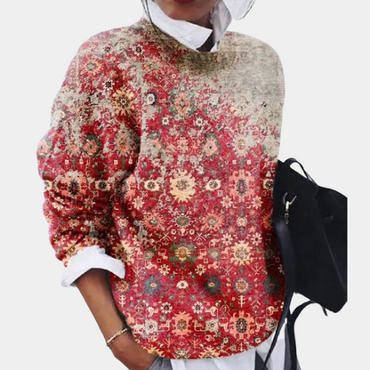 Pullover Damen Rundhals | Bedrucktes Design Für Freizeit Und Alltag