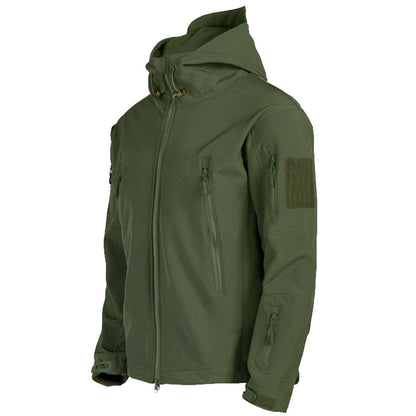 Herren Fleecejacke Mit Kapuze | Winddicht Übergangsjacke