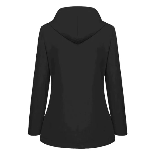 Damen Regenjacke mit Fleecefutter | Kapuze & Langschnitt