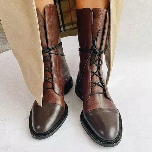 Stiefel Damen | Stiefeletten Mit Seitlichem Reißverschluss