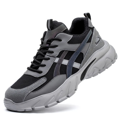 Herren Robuste Stahlkappenschuhe | Sicherheitsstiefel für Handwerk und Bau 0