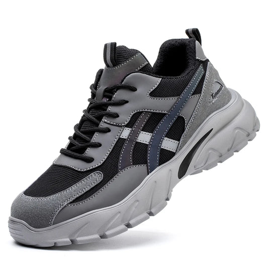 Herren Robuste Stahlkappenschuhe | Sicherheitsstiefel für Handwerk und Bau 0