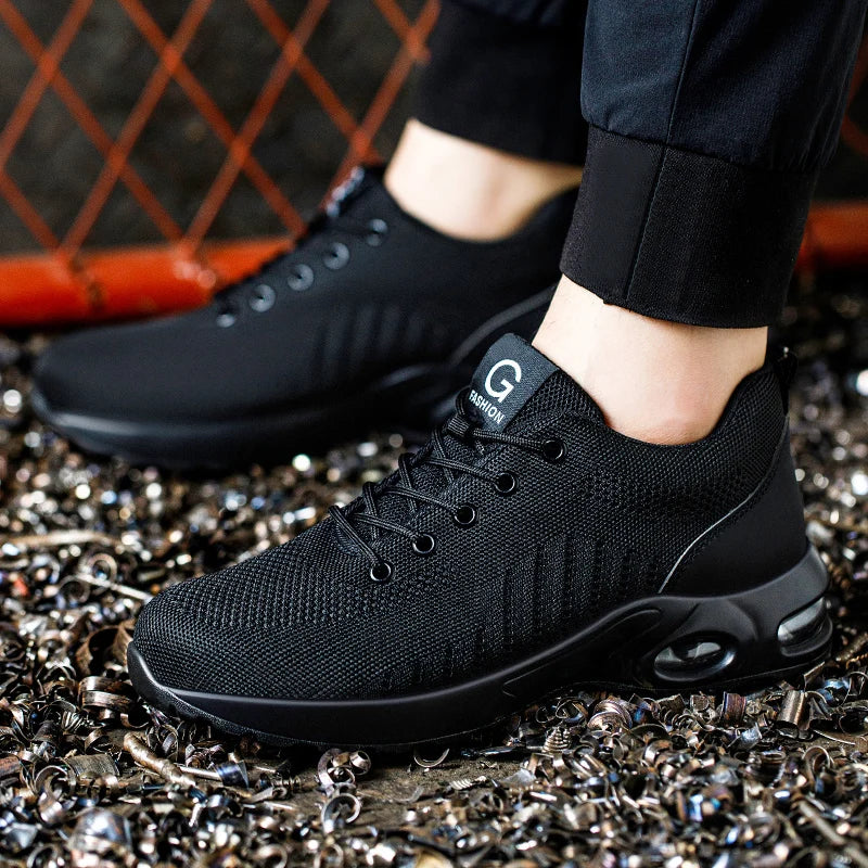 Herren Robuste Stahlkappenschuhe | Sicherheitsstiefel mit Rutschfester Sohle 3