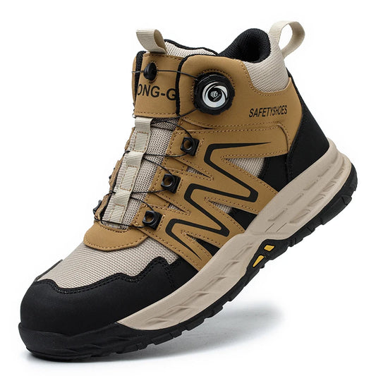 Herren Robuste Stahlkappenschuhe | Sicherheitsstiefel mit Rutschfester Sohle 6