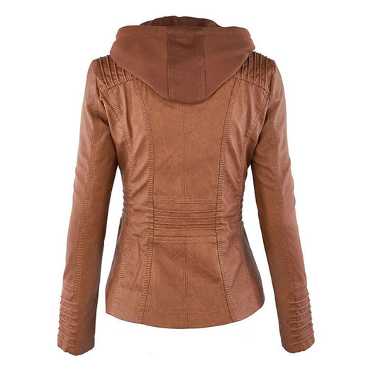 Damen Übergangsjacke | Kapuzen Reißverschluss Stil