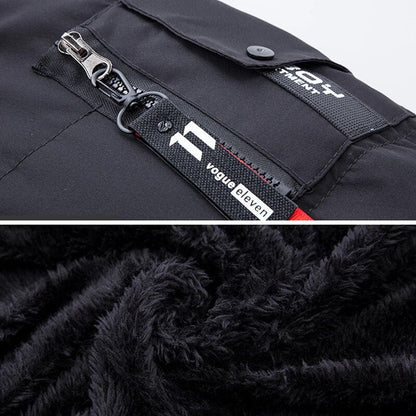 Winterjacke Herren Wetterfester Parka | Mit Fleecefutter