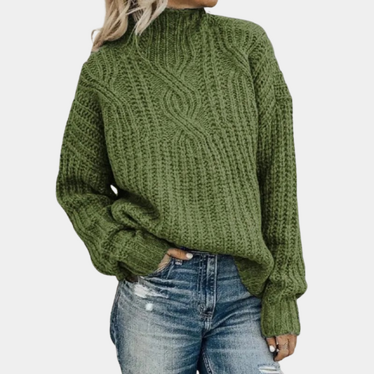 Pullover Damen | Langer Schnitt mit Weichem Strick