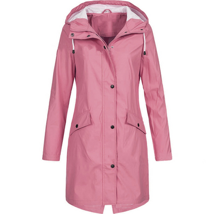 Damen Regenjacke Übergangsjacke | Winddicht Lang