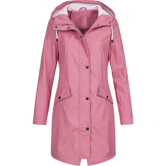Damen Regenjacke Übergangsjacke | Winddicht Lang