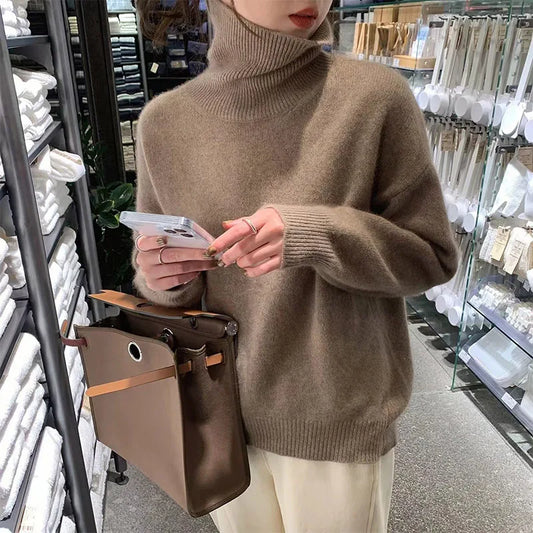 Rollkragen Pullover Damen Elegant | Klassisch Und Vielseitig Kombinierbar