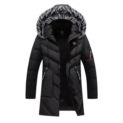 Winterjacke Herren Wetterfester Parka | Mit Fleecefutter