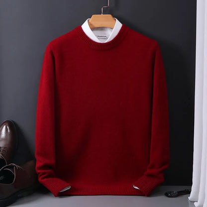 Pullover Herren Mit Rundhals | Langarm Strickpulli