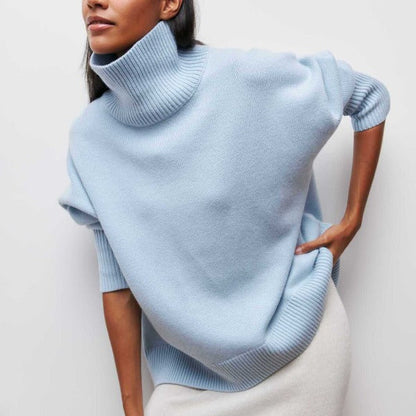 Pullover Damen Rollkragen | Langarm für Herbst und Winter
