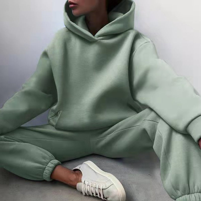 Jogginganzug Damen 2 Teilig | Hoodie und Jogginghose