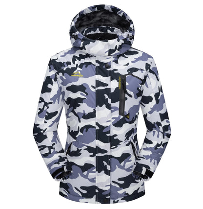 Skijacke Damen | Winterjacke Mit Taschen und Reißverschluss