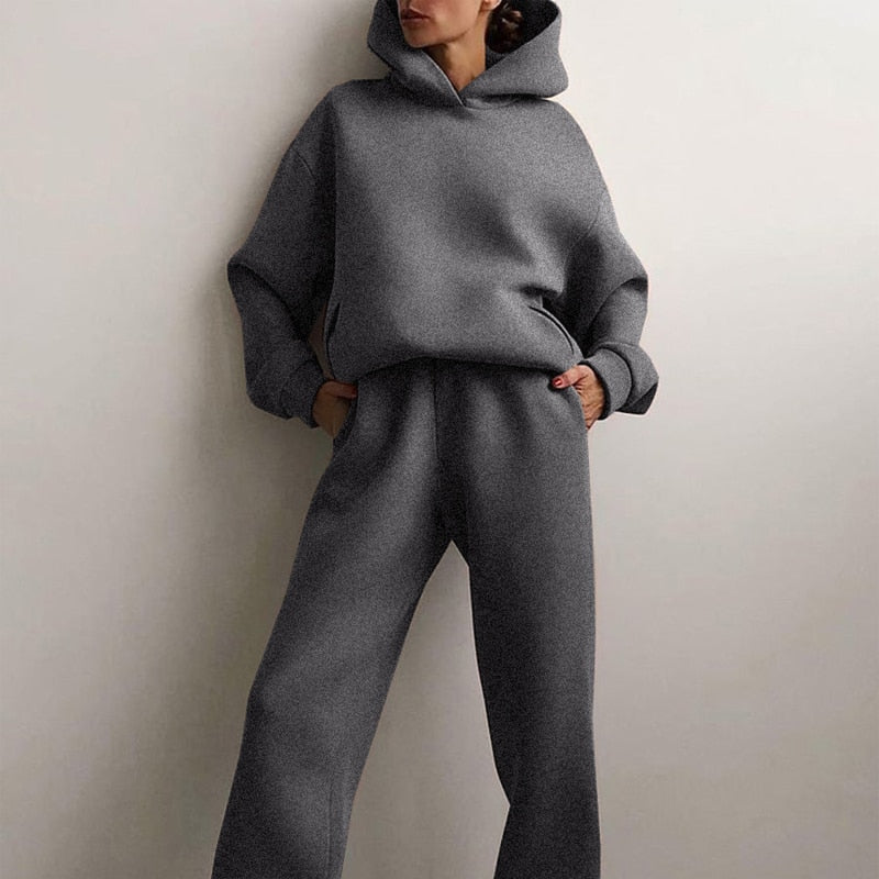 Jogginganzug Damen 2 Teilig | Hoodie und Jogginghose