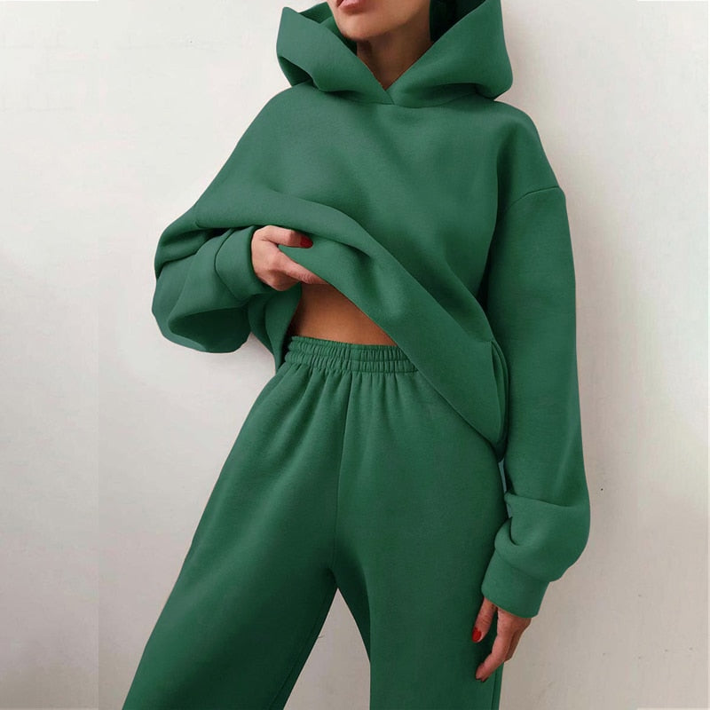 Jogginganzug Damen 2 Teilig | Hoodie und Jogginghose