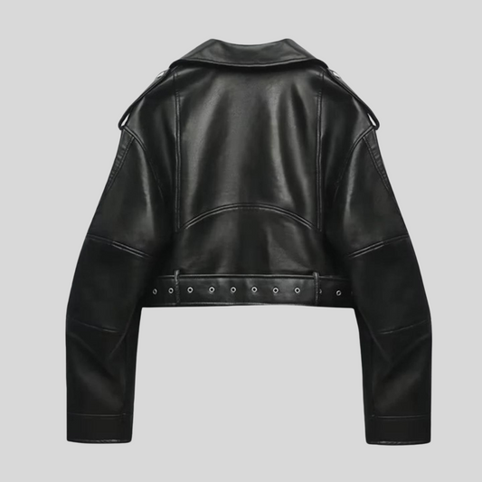 Damen Übergangsjacke | Kurz Geschnitten Mit Gürtel