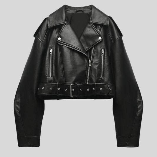 Damen Übergangsjacke | Kurz Geschnitten Mit Gürtel