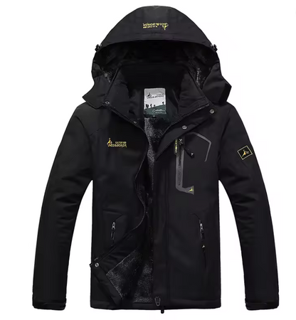 Skijacke Herren | Outdoor Winterjacke mit Kapuze