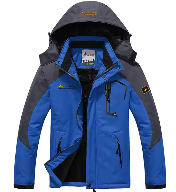 Skijacke Herren | Outdoor Winterjacke mit Kapuze
