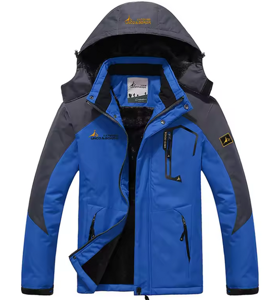 Skijacke Herren | Outdoor Winterjacke mit Kapuze