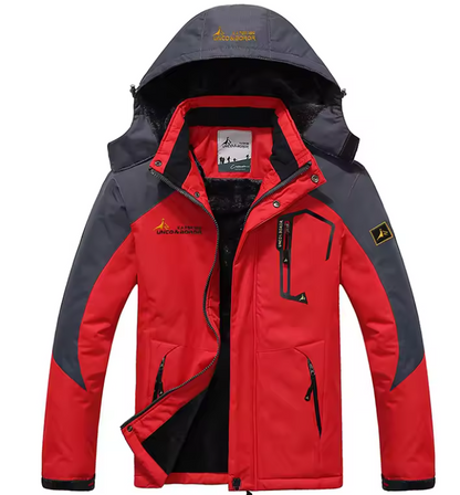 Skijacke Herren | Outdoor Winterjacke mit Kapuze